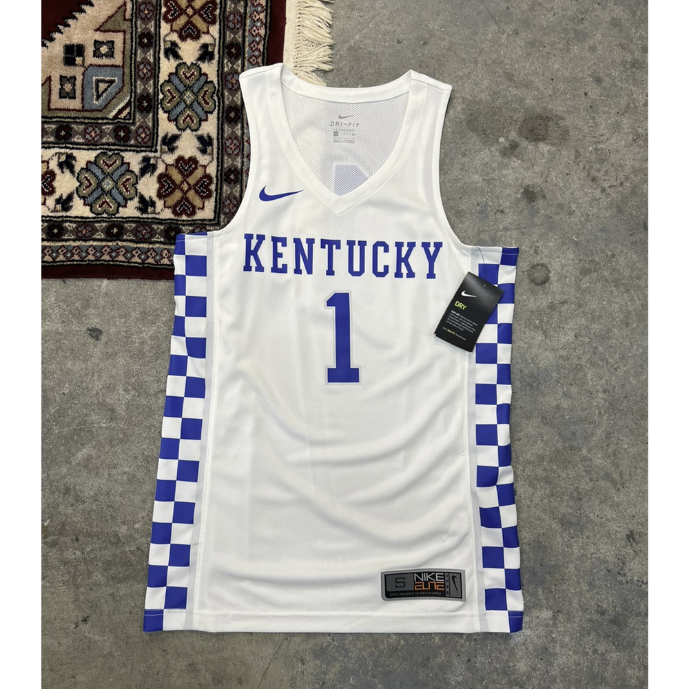 Kentucky Wildcats Nike Elite Swingman Basketball Jersey #1 Devin Booker Size S